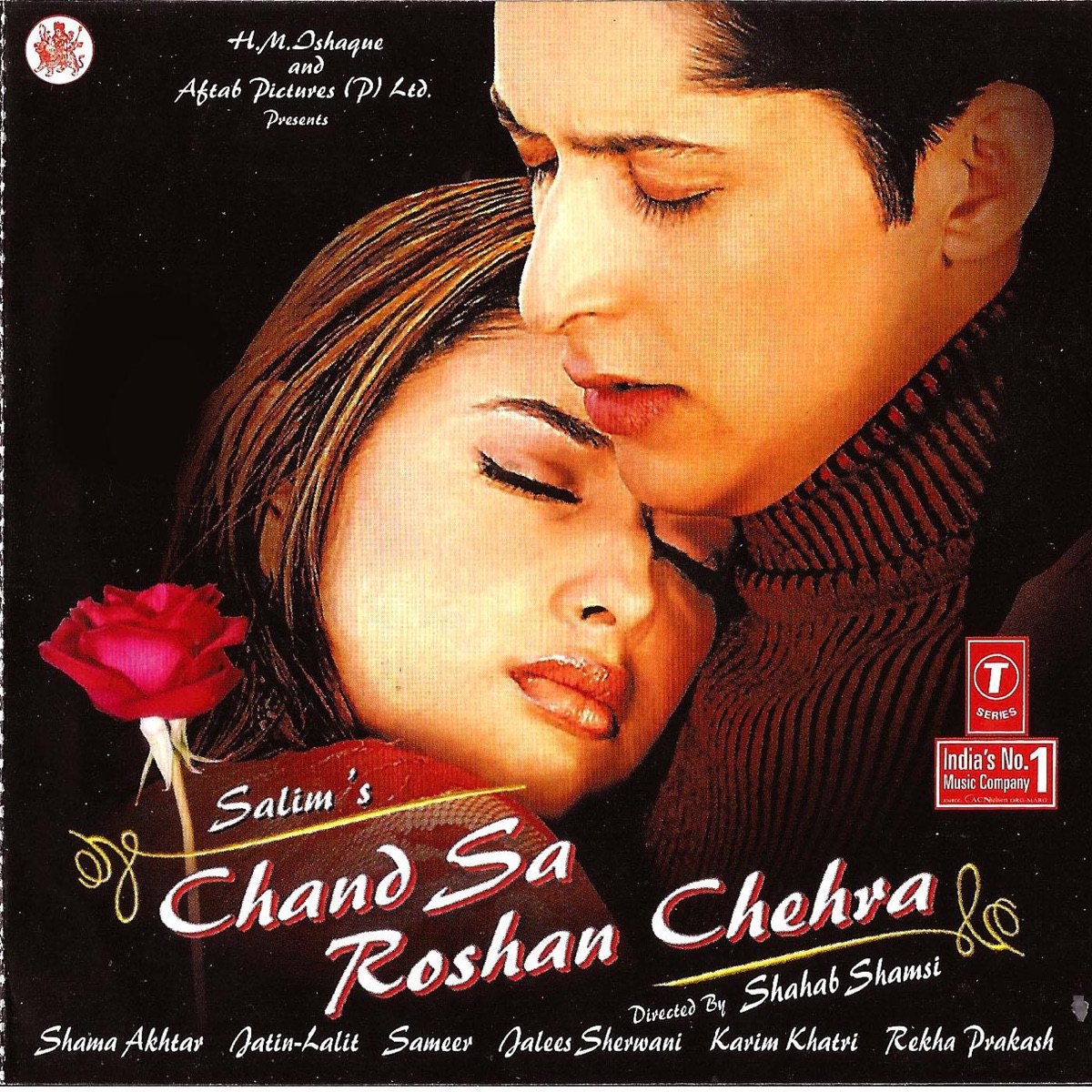 Chand Sa Roshan Chehra (Original Motion Picture Soundtrack) by Jatin-Lalit album cover