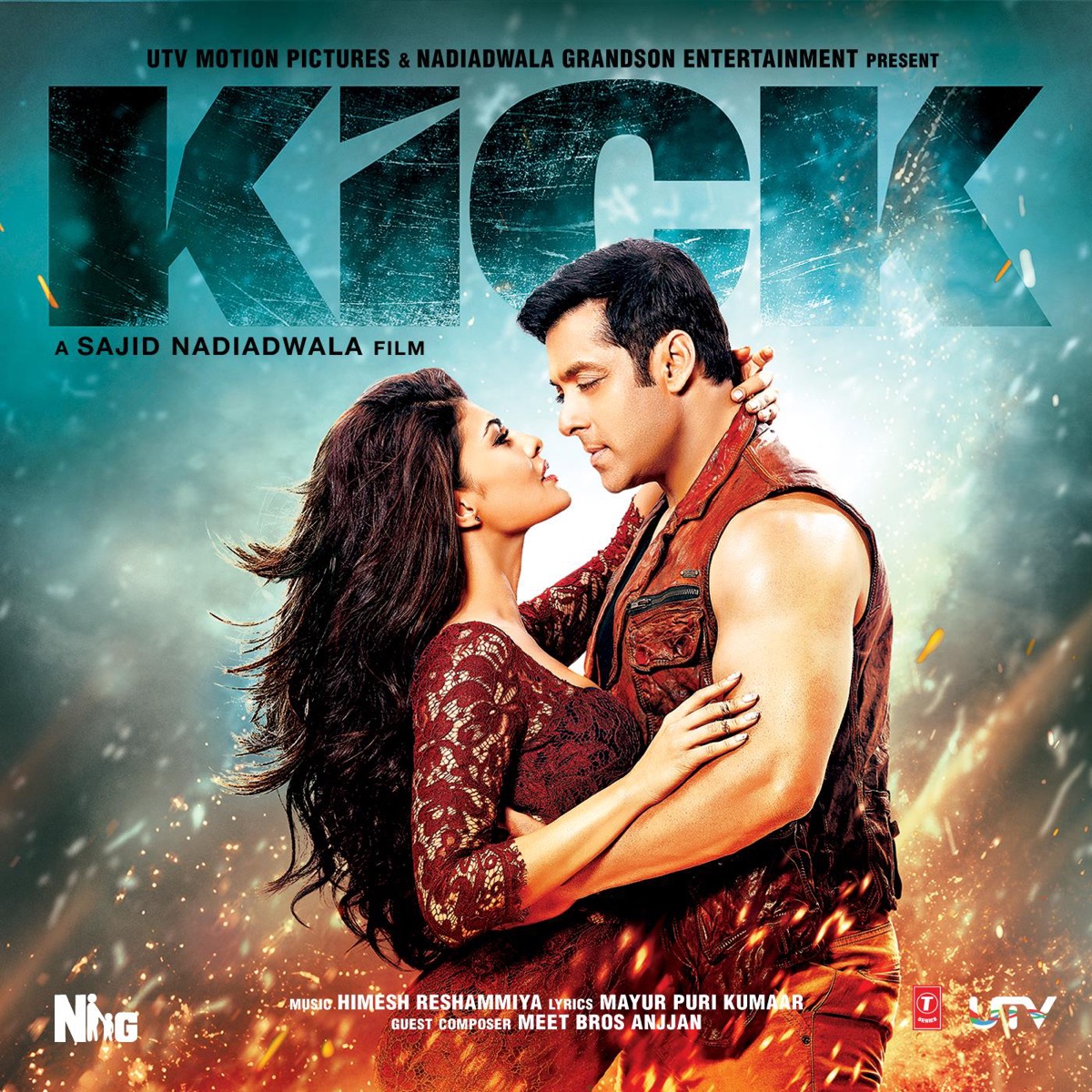 Kick (Original Motion Picture Soundtrack) by Himesh Reshammiya, Meet Bros Anjjan, Yo Yo Honey Singh & Kumaar album cover