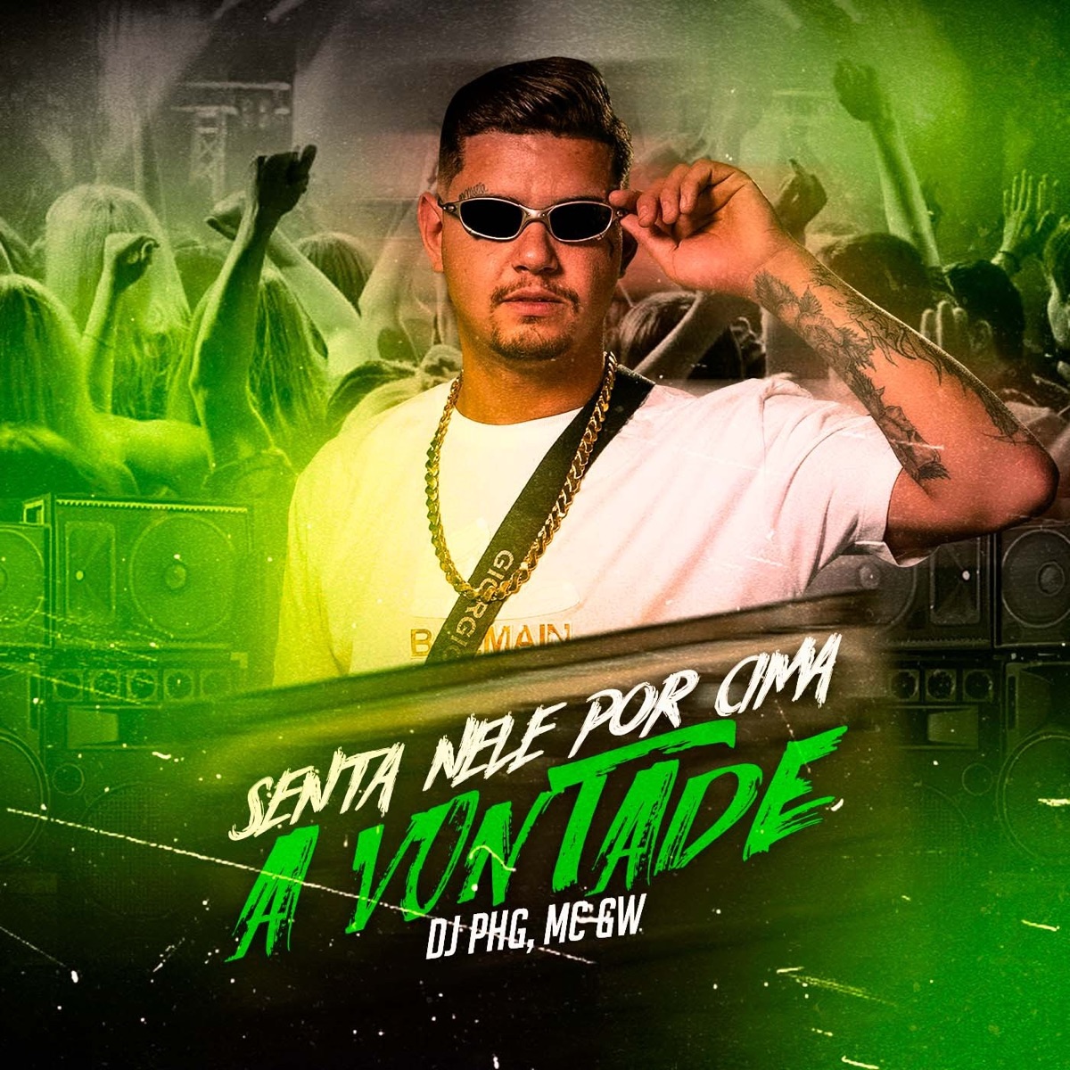 SENTA NELE POR CIMA A VONTADE - Single by DJ PHG & Mc Gw album cover