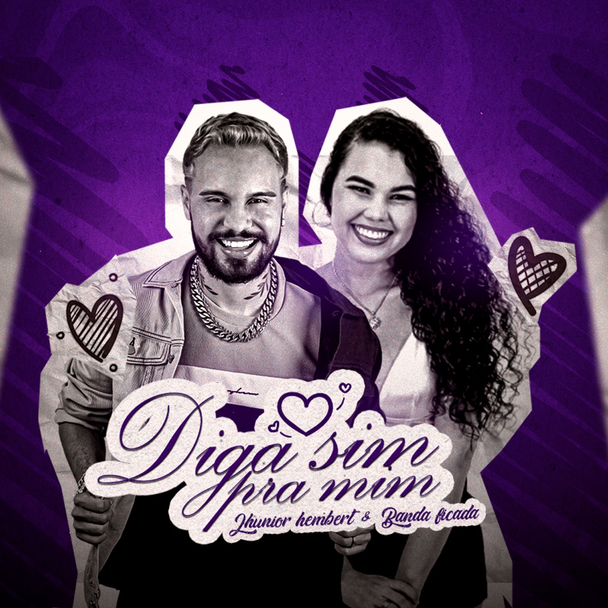 Diga Sim pra Mim - Single by Jhunior Hembert & Banda Ficada album cover