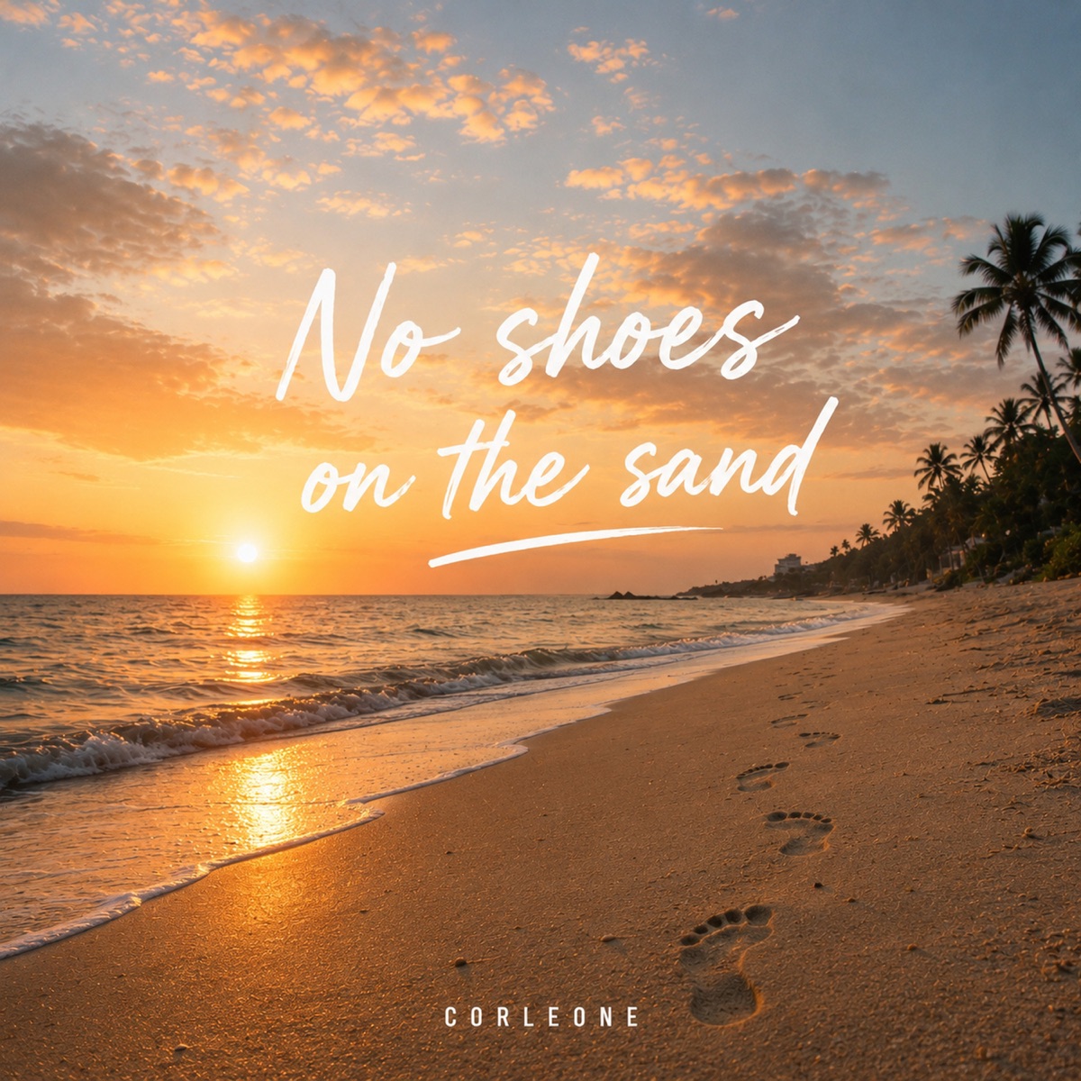 No shoes on the sand - Single by Pimphopp album cover