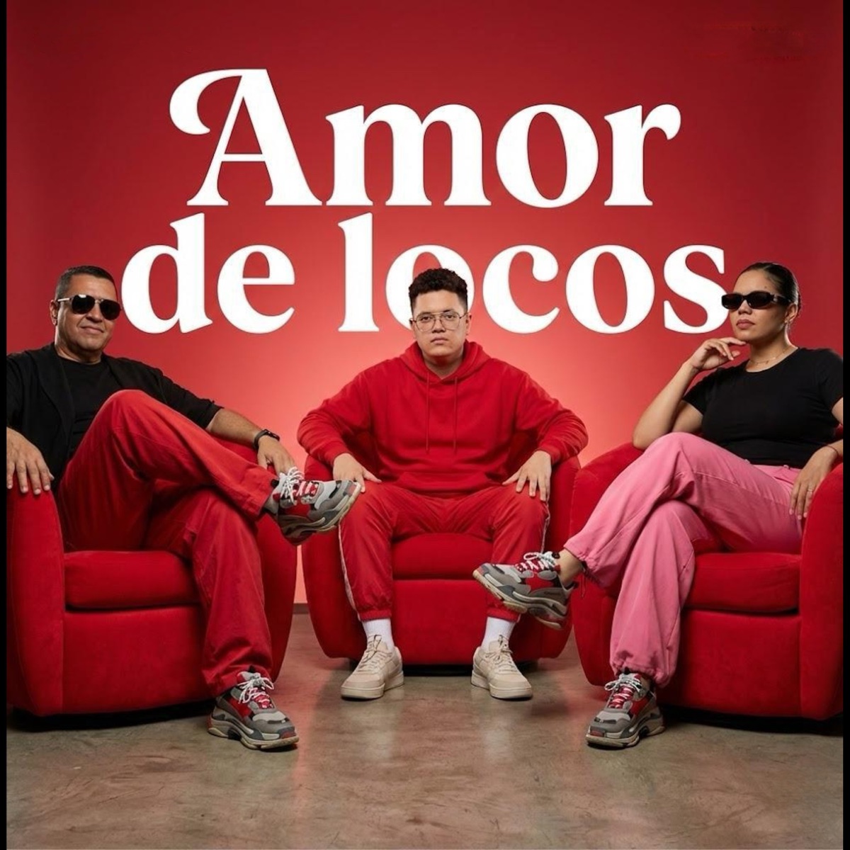 Amor de Locos - Single by Mario Pinedo, Helber Pinedo & Meli Pinedo album cover