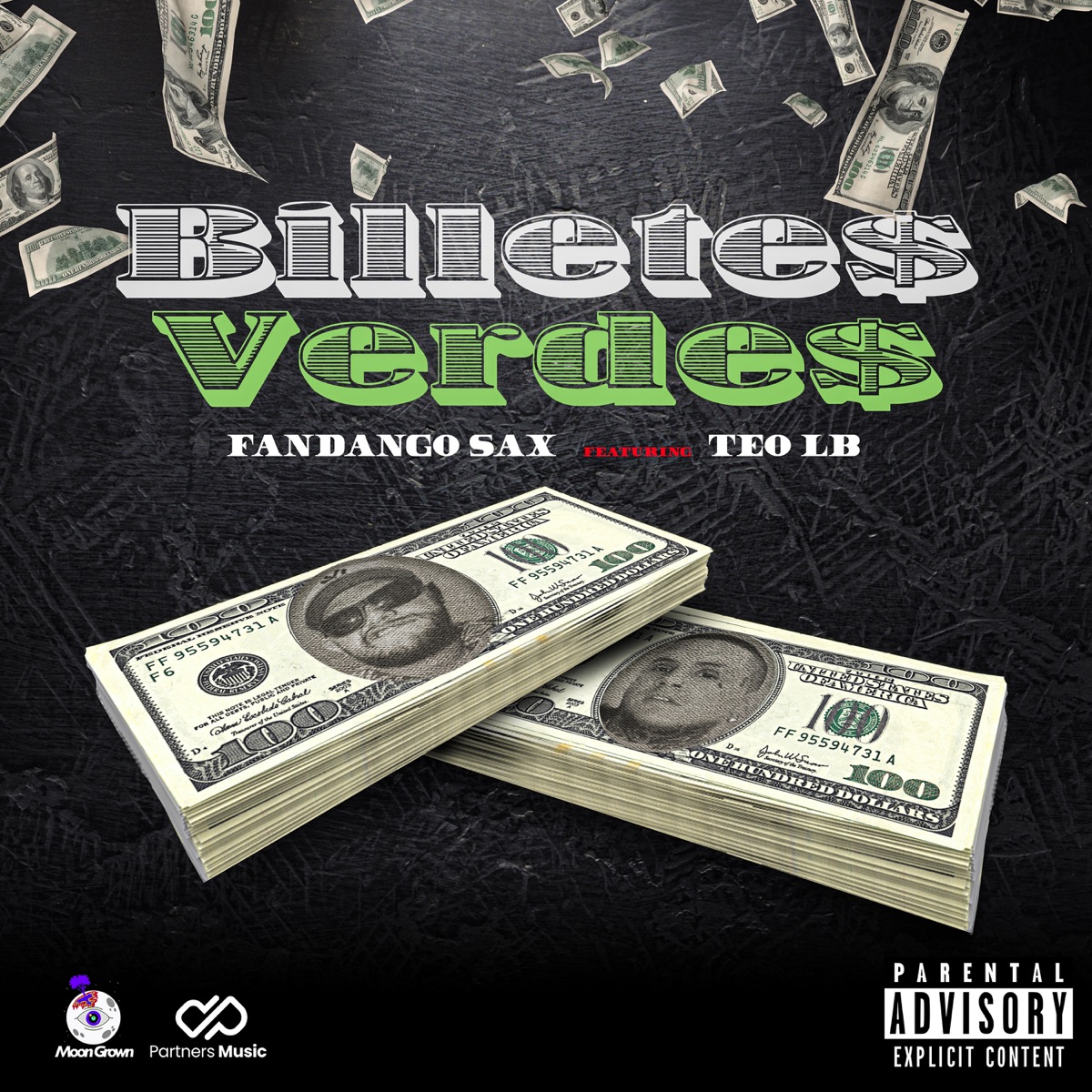 Billetes Verdes - Single by Fandango Sax & Teo LB album cover