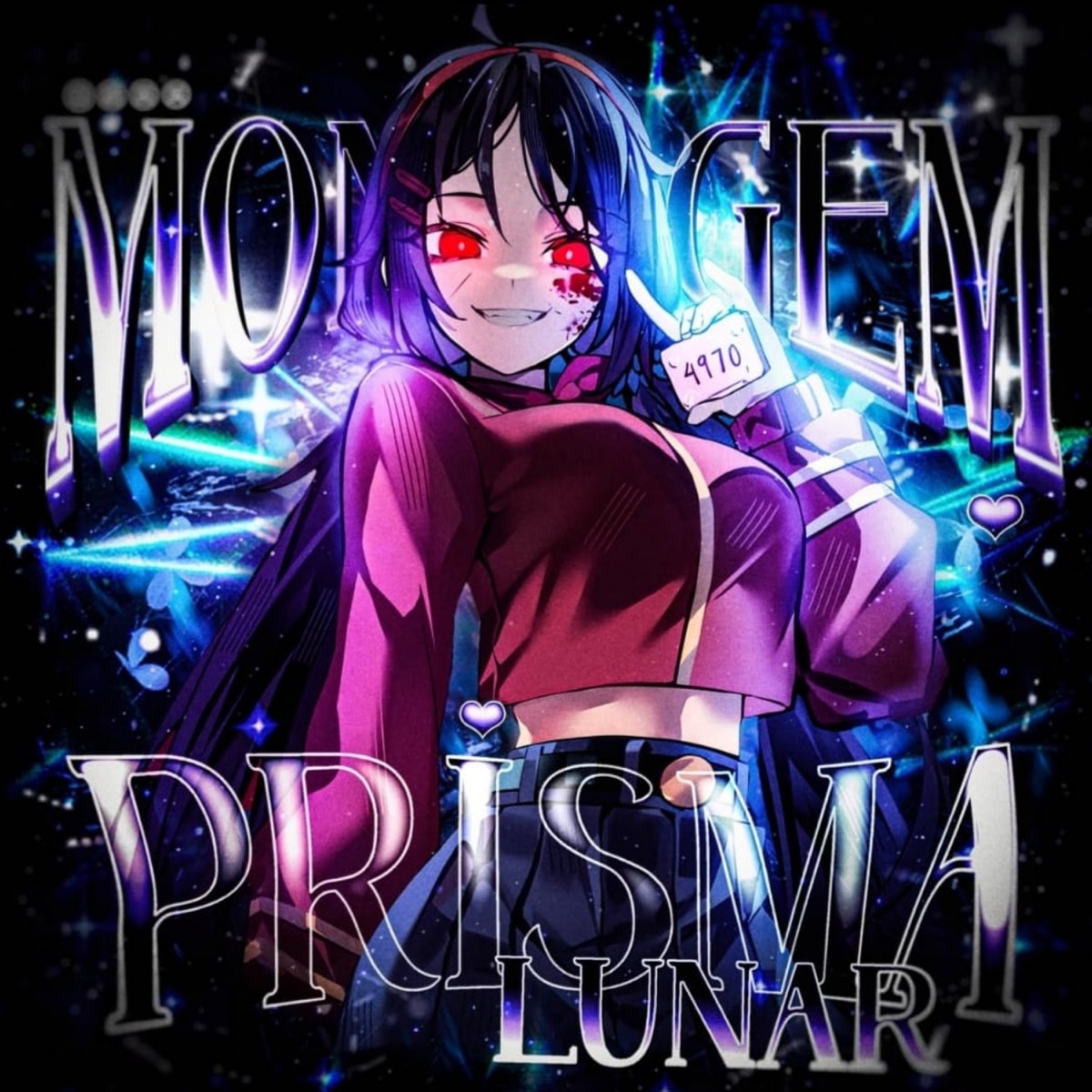 MONTAGEM PRISMA LUNAR - Single by Dj kiss beta, MC MN & American Media album cover