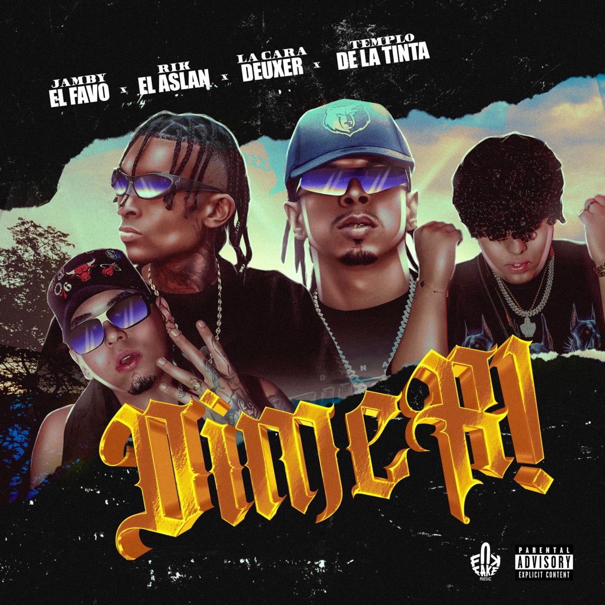 DIME R! (feat. Deuxer) - Single by Jamby el Favo, RIK EL ASLAN & Templo De La Tinta album cover
