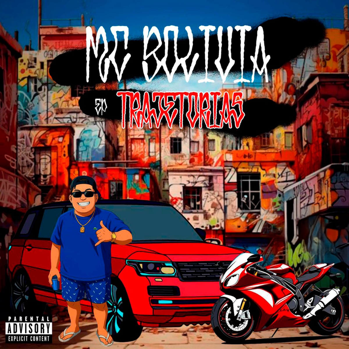 Trajetórias - EP by Mc Bolivia album cover