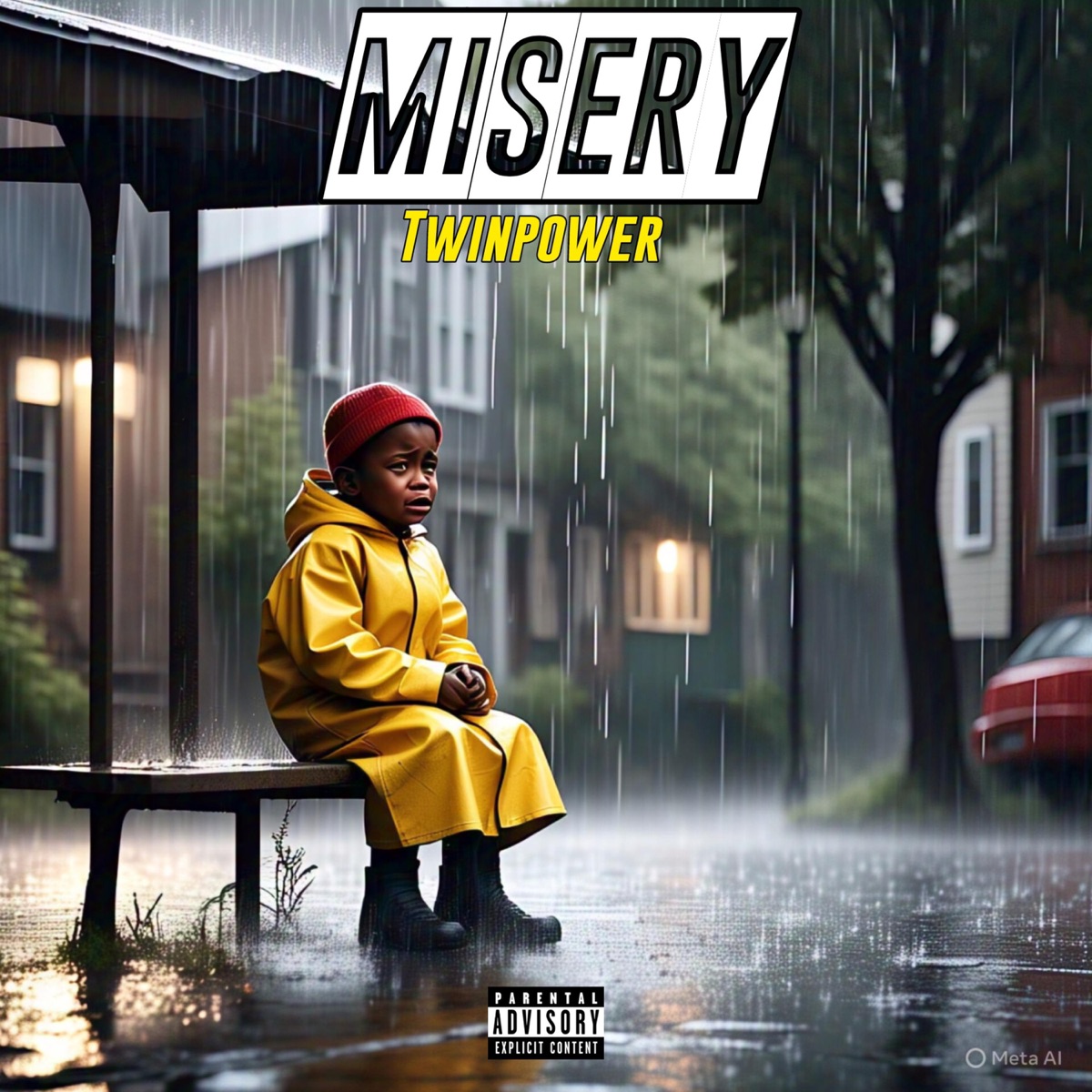 Misery (feat. PinGhostie & Thirty-Eight) - Single by Twinpower album cover