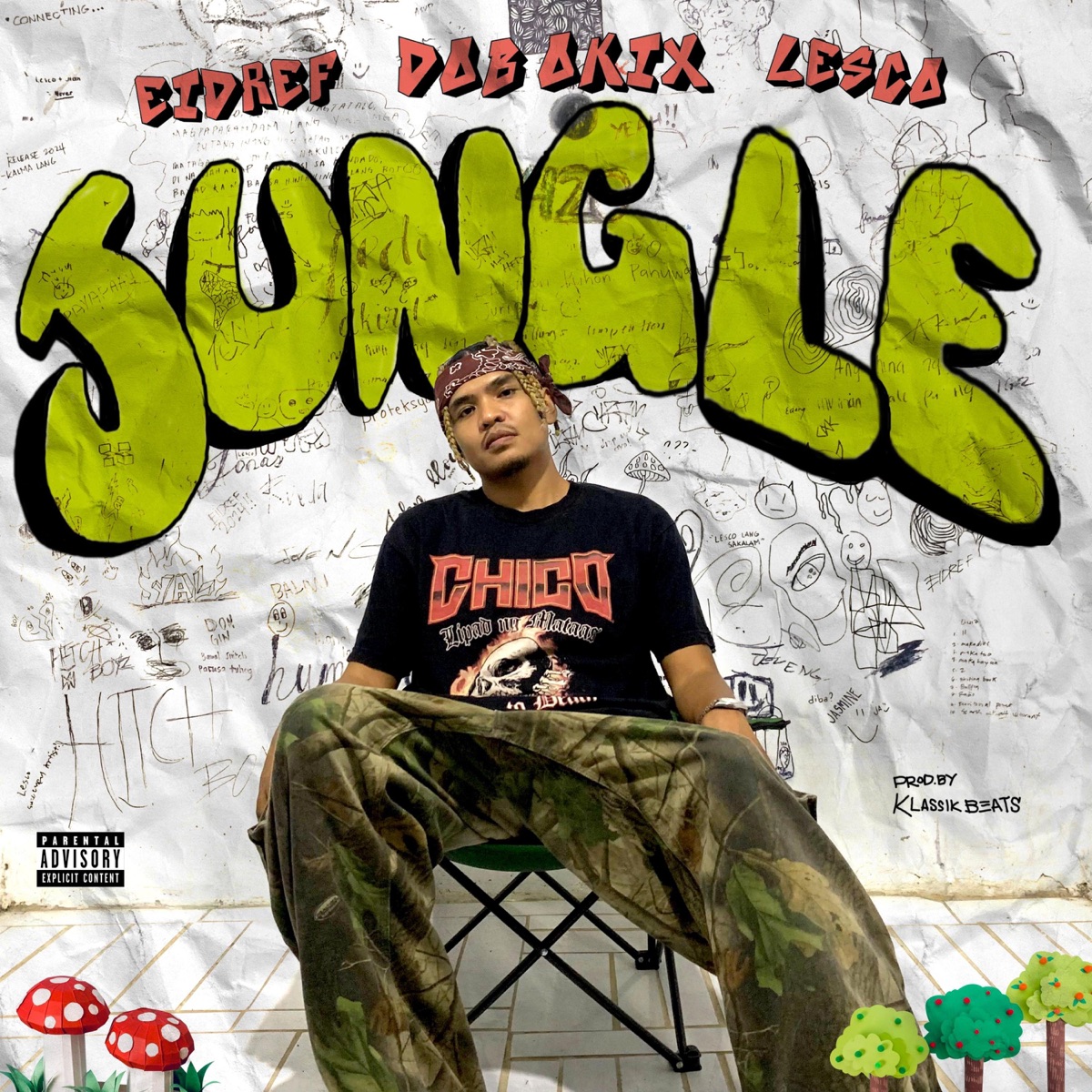 JUNGLE (feat. Eidref & Lesco) - Single by DOB OKIX album cover