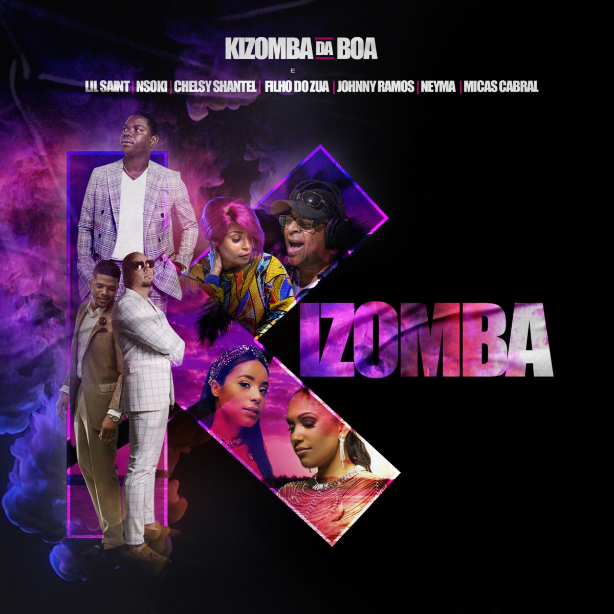 Kizomba (feat. Nsoki, Chelsy Shantel, Johnny Ramos, Neyma & Micas Cabral) - Single by Kizomba da Boa, Lil Saint & Filho do Zua album cover