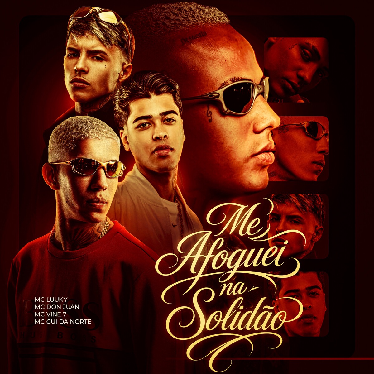 Me Afoguei Na Solidão (feat. MC LUUKY) - Single by Mc Don Juan, MC Gui Da Norte & MC Vine7 album cover