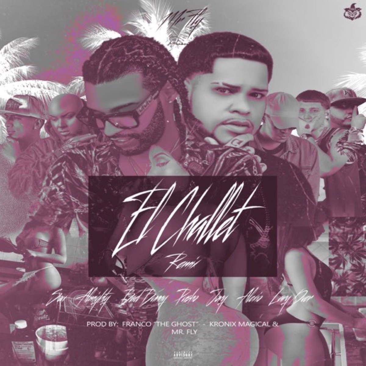 El Challet (Remix) [feat. Almighty, Bad Bunny, Lary Over, Alexio, Jory Boy & Pusho] - Single by Sou El Flotador album cover artwork