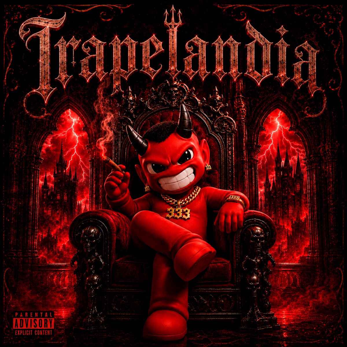 Trapelandia (Remix) [feat. Bigg Danny, High Galaxy Music & BigPieces] - Single by Reboll333, Jaime El King, Juan Free & Skinny TLW album cover