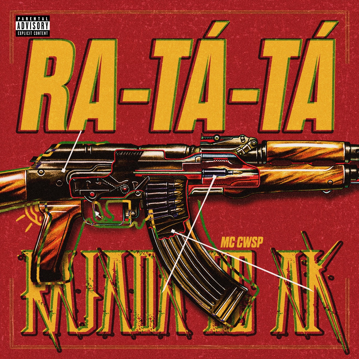 Ra - Tá - Tá Rajada de Ak (feat. Vulgo NT) - Single by Mc Quiik, MC Cwsp, Dj Nelhe & Dj Will DF album cover