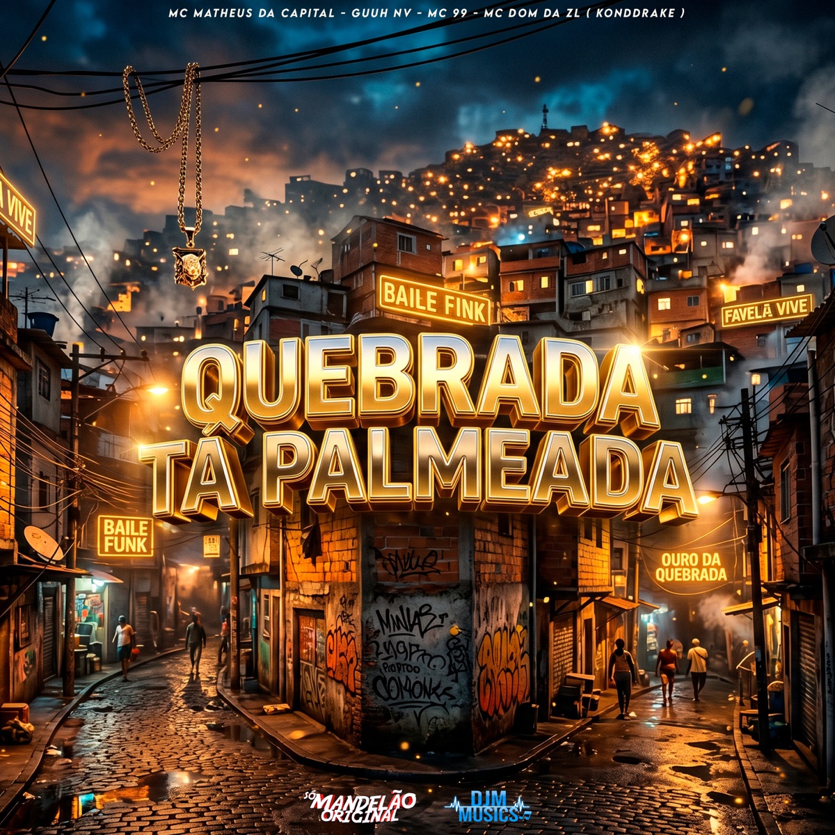 Quebrada Tá Palmeada - Single by MC Matheus da Capital, Guuh NV, Mc 99 & Mc Dom da ZL album cover