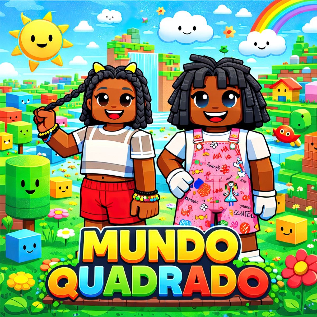 MUNDO QUADRADO - Single by Lily Kachinhos & ALICE A PRINCESA DOS CACHOS album cover