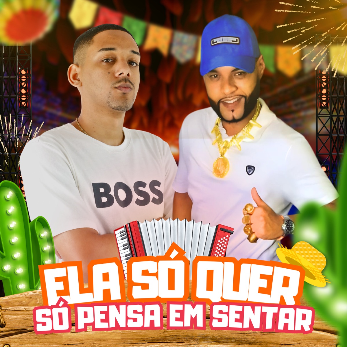 Ela Só Quer, Só Pensa em Sentar - Single by MC 7 Rei & Dj Jeffinho Thug album cover