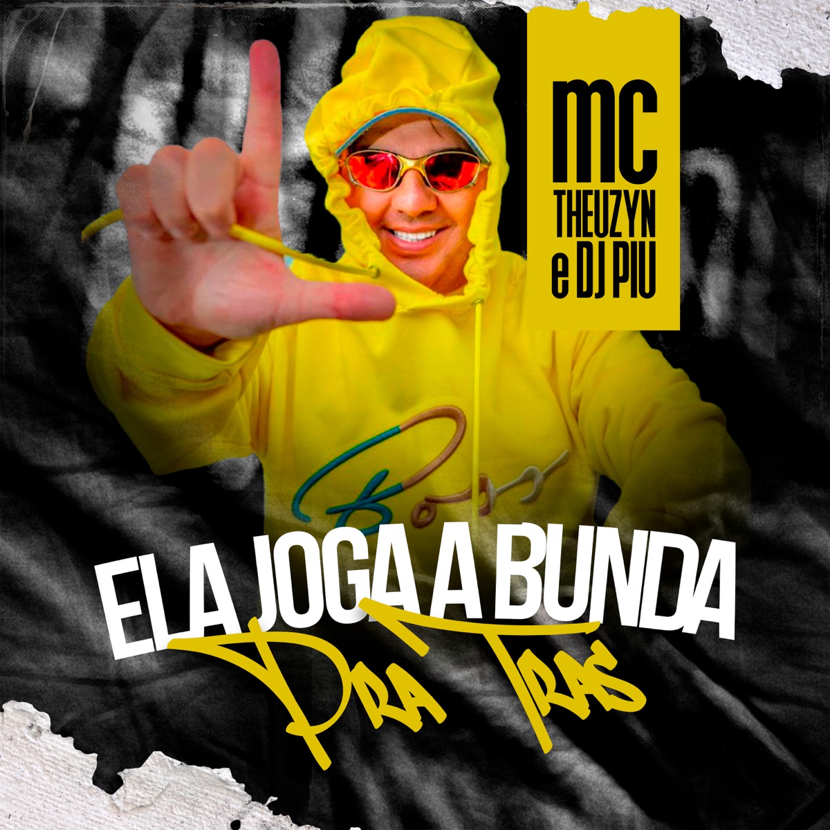 Ela Joga a Bunda pra Trás - Single by DJ Piu, DJ Pufinho & MC Theuzyn album cover