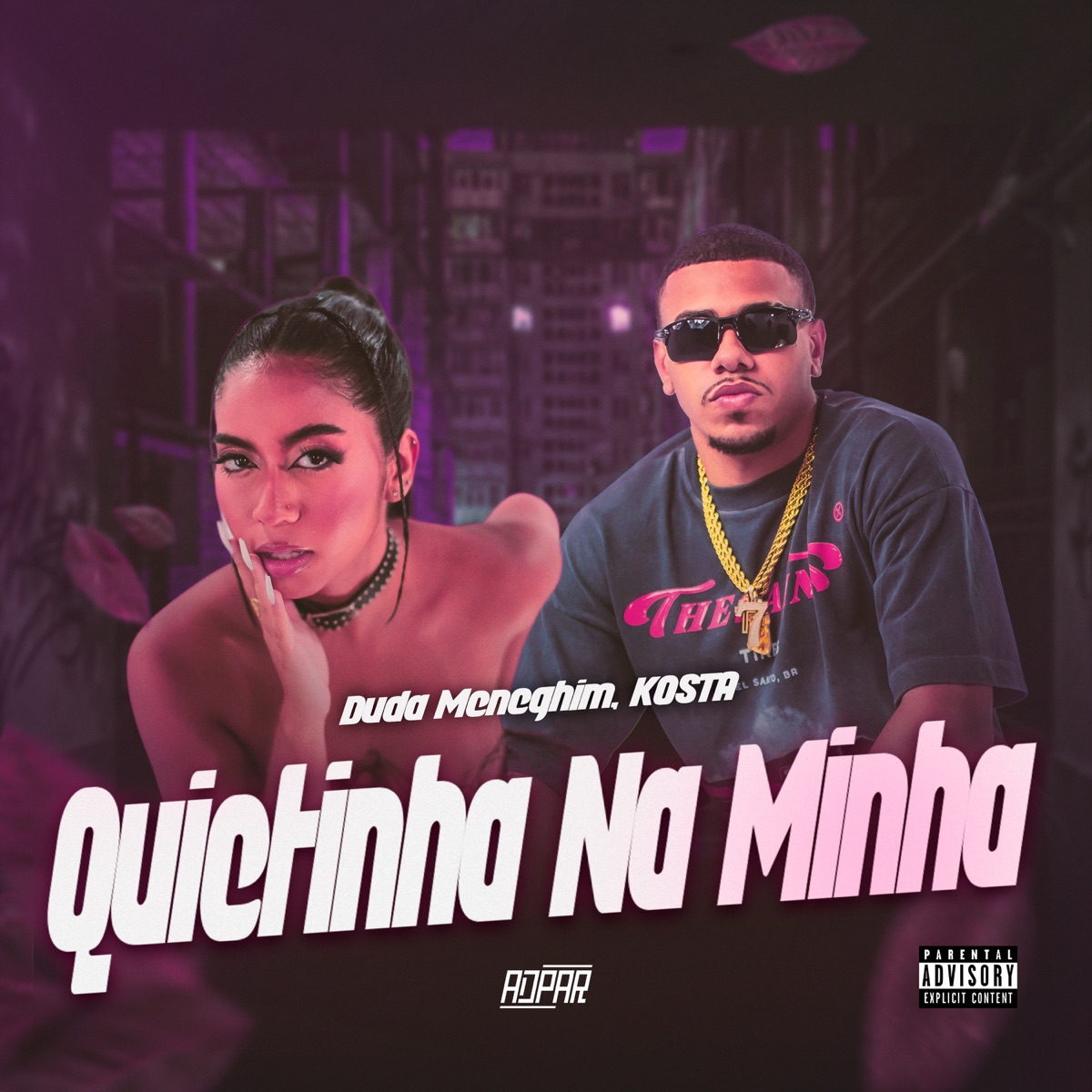 Quietinha Na Minha - Single by Duda meneghim & Kosta album cover