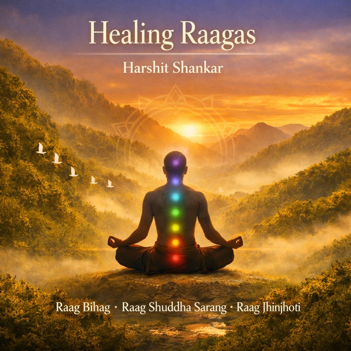 Healing Raagas - Single by Harshit Shankar album cover