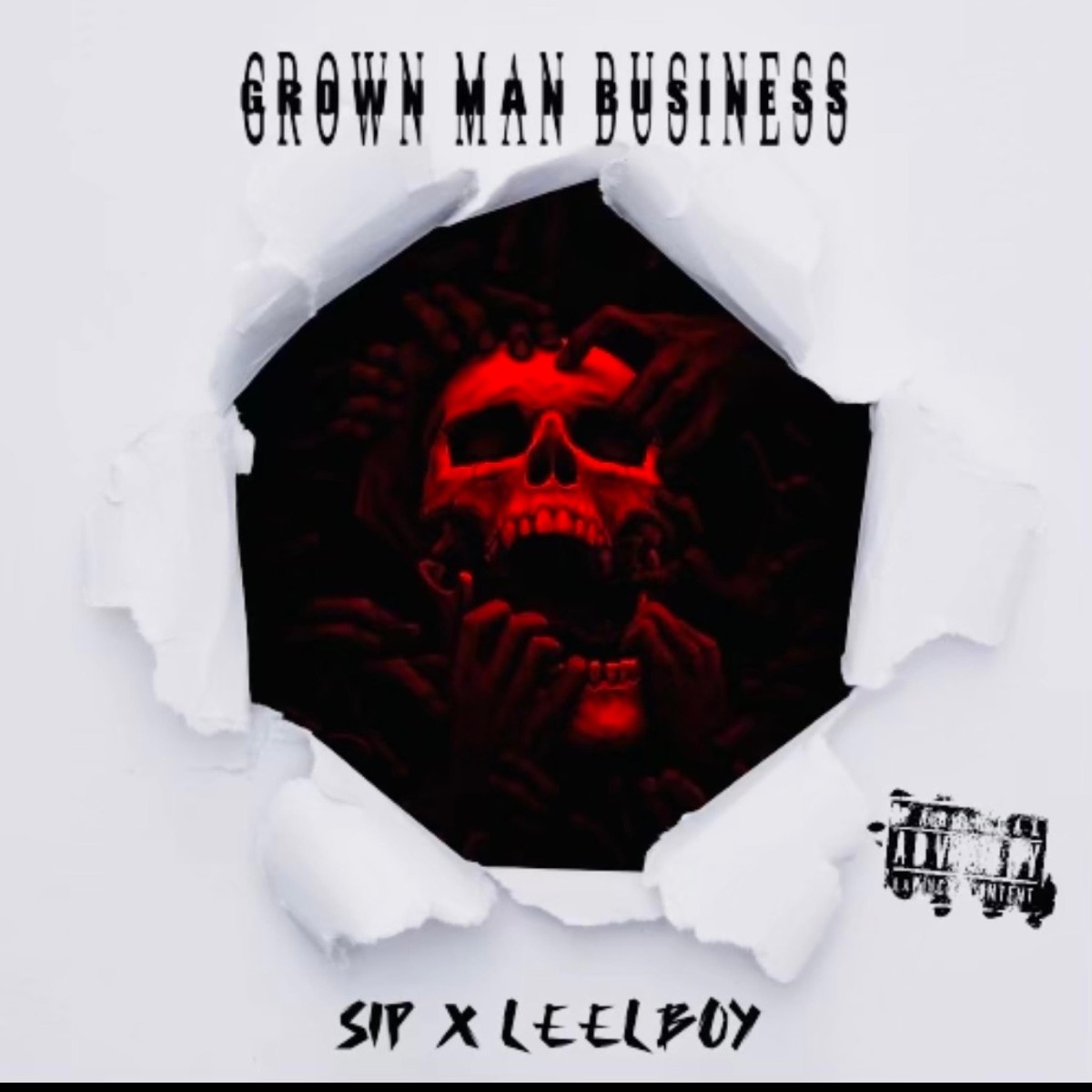 GROWN MAN BUSINESS by SIP & LeelBoy album cover