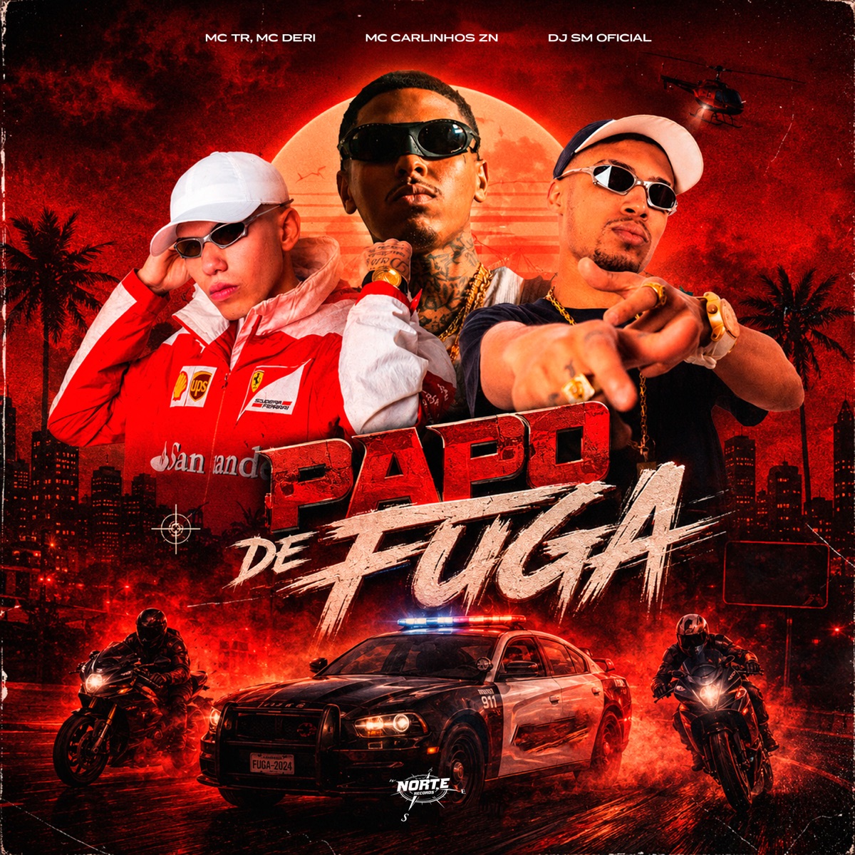 Papo de Fuga - Single by MC Deri, Mc Carlinhos zn & MC TR album cover