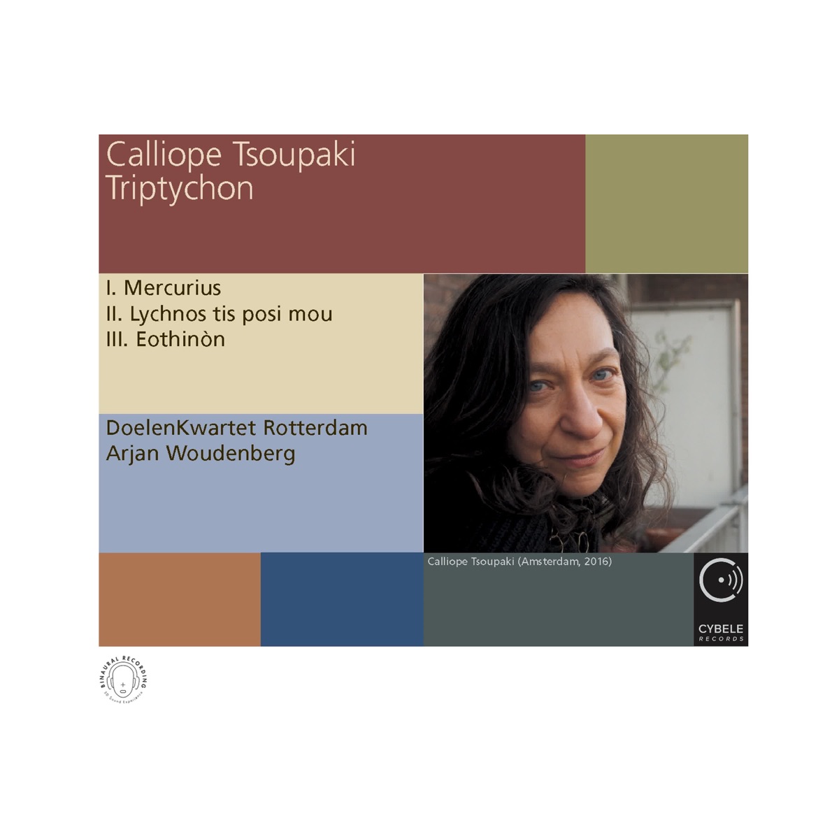 Calliope Tsoupaki: Triptychon by Doelen Kwartet & Arjan Woudenberg album cover