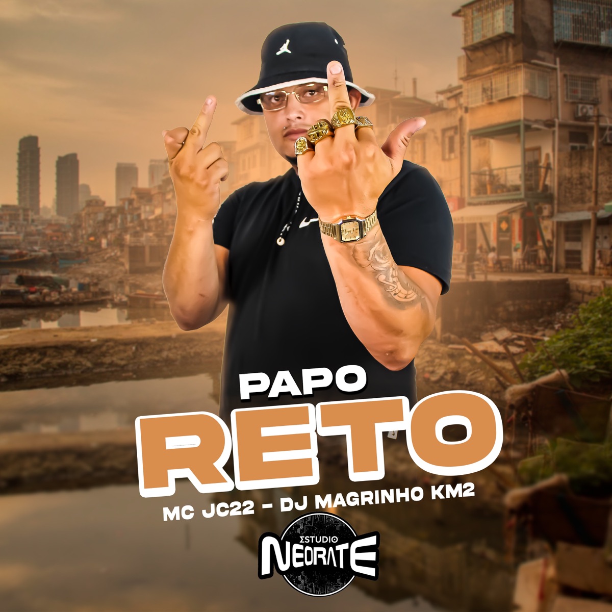PAPO RETO - Single by MC JC22 & Dj Magrinho km2 album cover