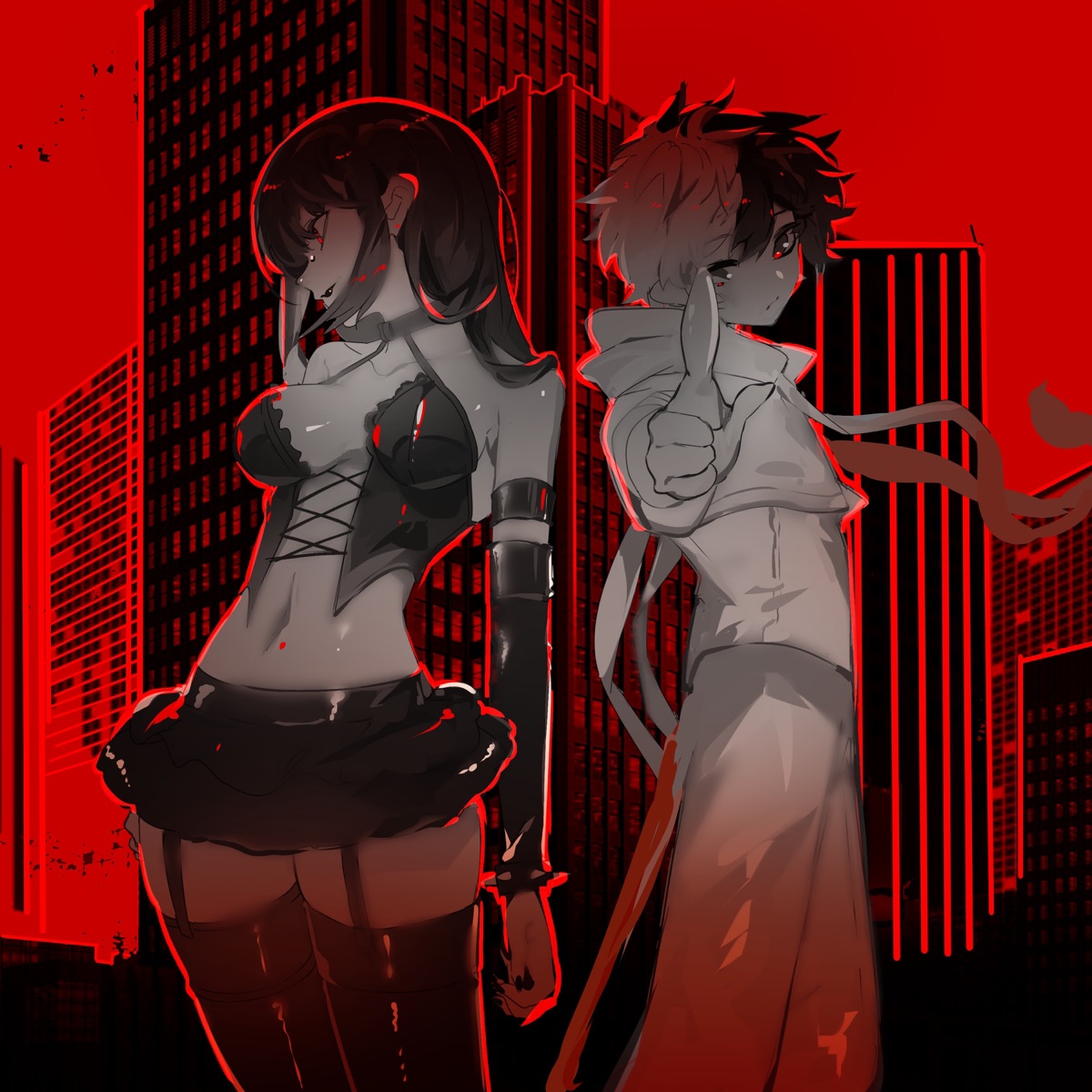 YOU DRIVE ME F*****G CRAZY - Single by I'm Geist & gothcandy album cover