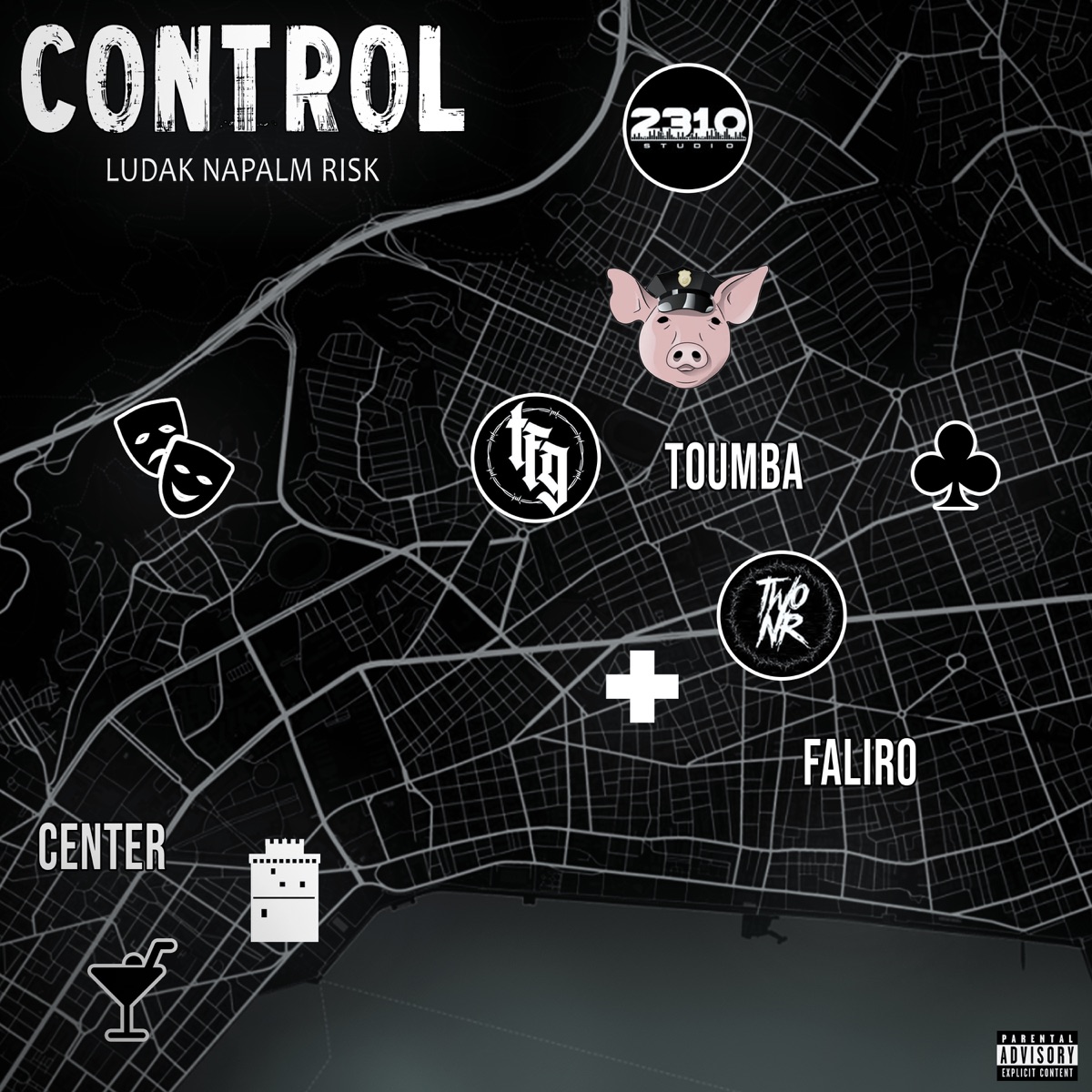 CONTROL - Single by LUDAK, NAPALM & Risk album cover