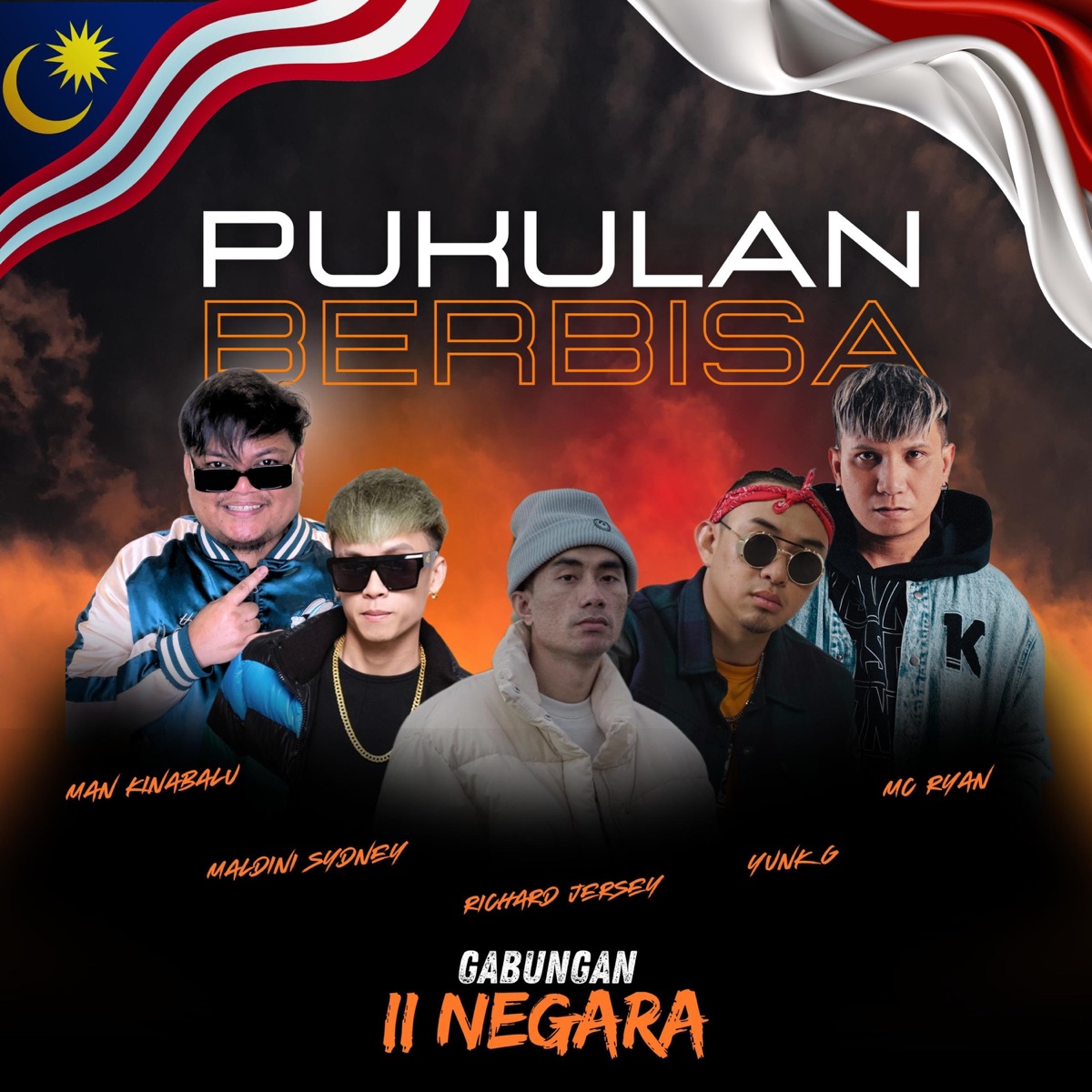 Pukulan Berbisa - Single by Yunk-G, MC Ryan, Man Kinabalu, Richard Jersey & Maldini Sidney album cover