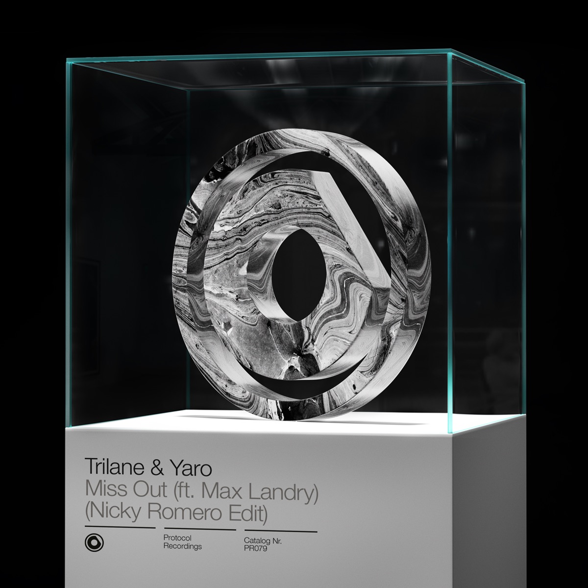 Miss out (Ft. Max Landry) [feat. Max Landry] [Nicky Romero Edit] - Single by Trilane & Yaro album cover