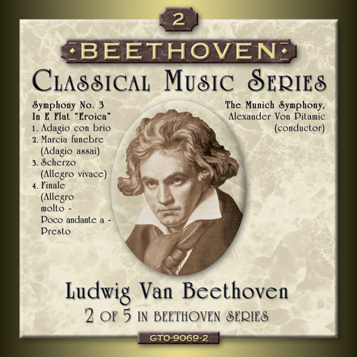Beethoven: Symphony No. 3 by Munich Symphony Orchestra album cover