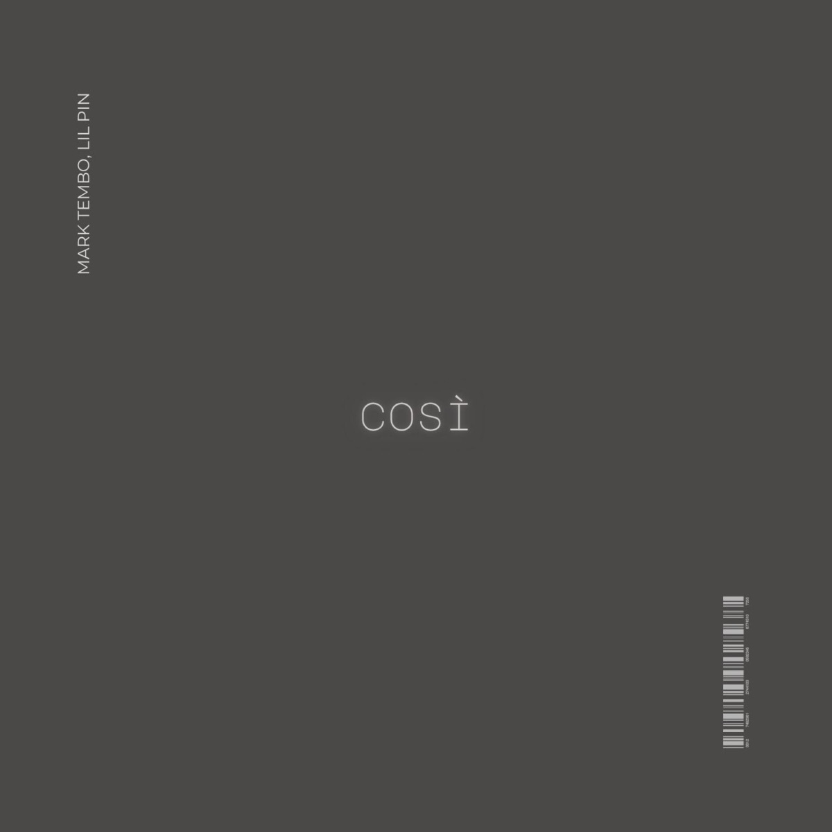 così (feat. Lil' Pin) - Single by Mark Tembo album cover