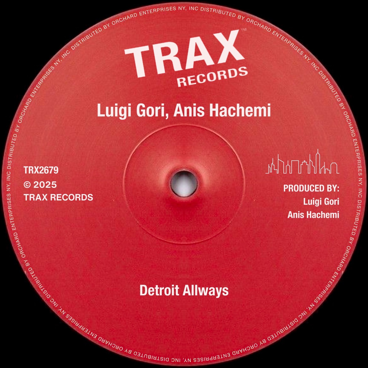 Detroit Allways - Single by Luigi Gori & Anis Hachemi album cover