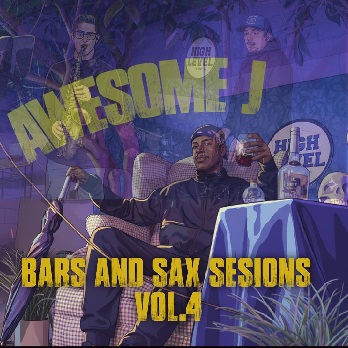 Awesome J: Bars And Sax Sessions, Vol.4 - Single by Bars and sax sessions album cover