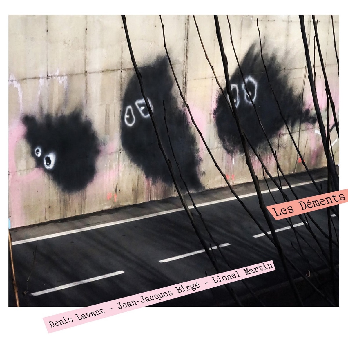 Les déments by Denis Lavant, Lionel Martin & Jean-Jacques Birgé album cover