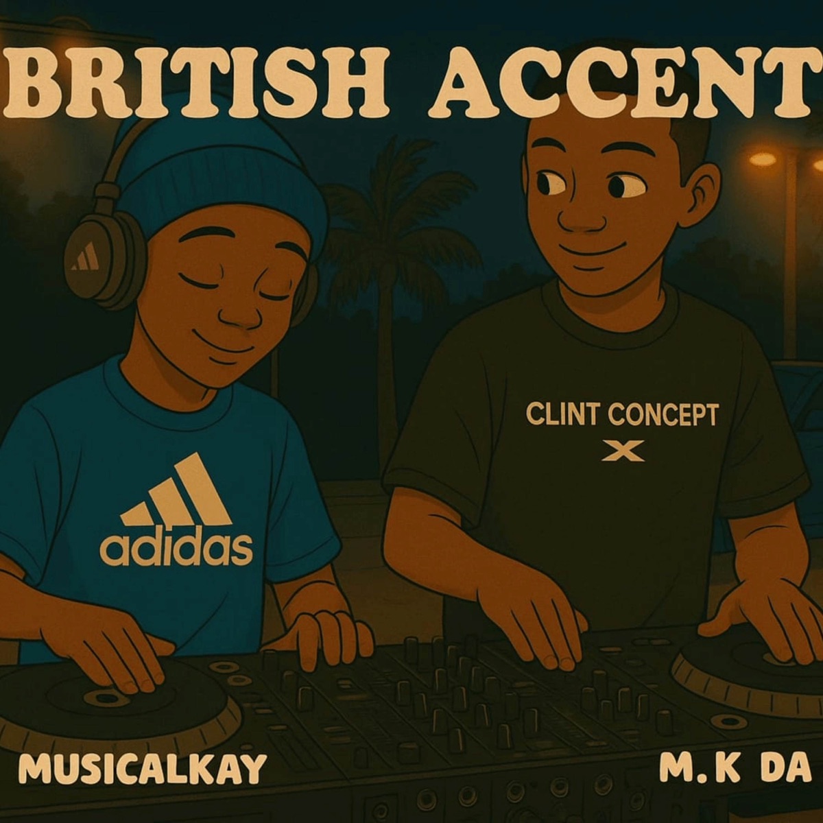 British Accent - Single by M.k da djy & MusicalKay album cover