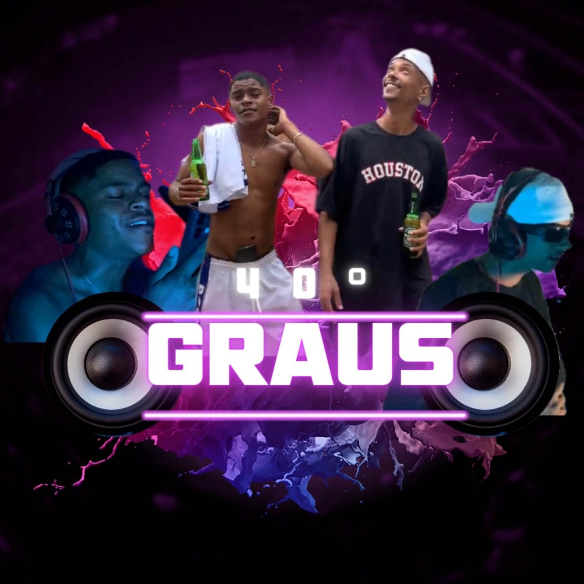40º GRAUS (feat. Jowke) - Single by Kaiozink & MC NEGUIN DA QC album cover