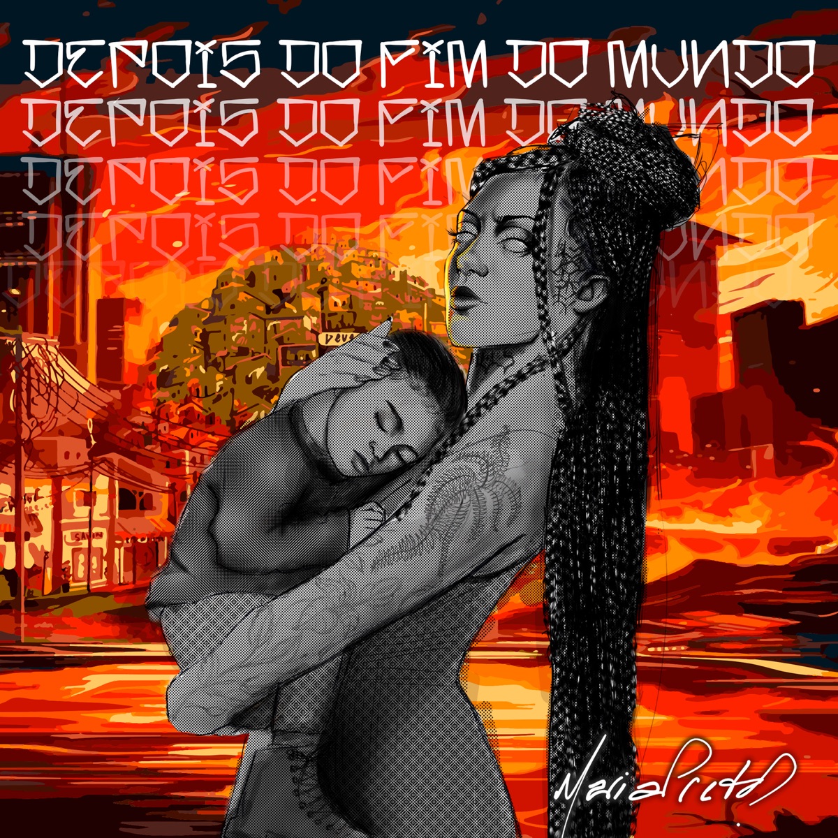 Depois do Fim do Mundo - EP by Maria Preta MC album cover