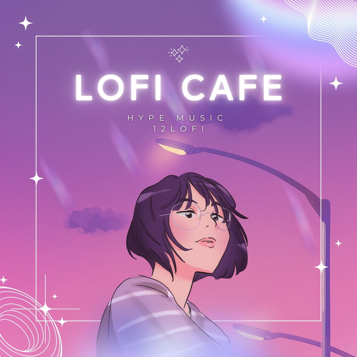 Lofi Cafe - instrumental (Instrumental) [feat. emirhxn] - Single by Hype Music, fruitLO-FI & 12LOFI album cover