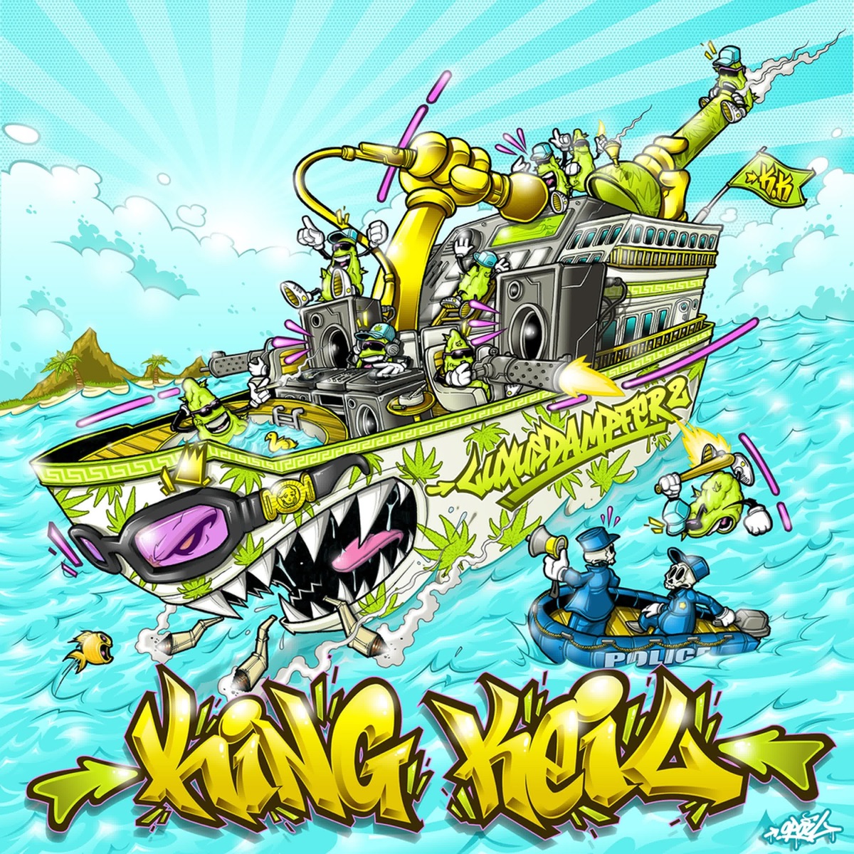 Warum rappt ihr (feat. Lakmann & Jonesmann) - Single by King Keil album cover