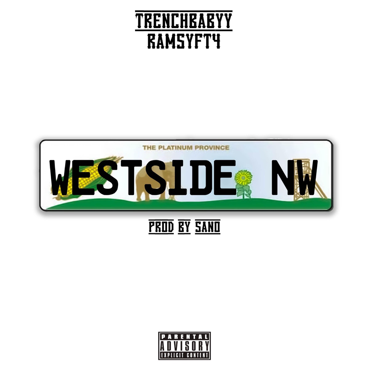 WE$t$IDE (feat. RamsyFT4) - Single by TrenchBabyy album cover