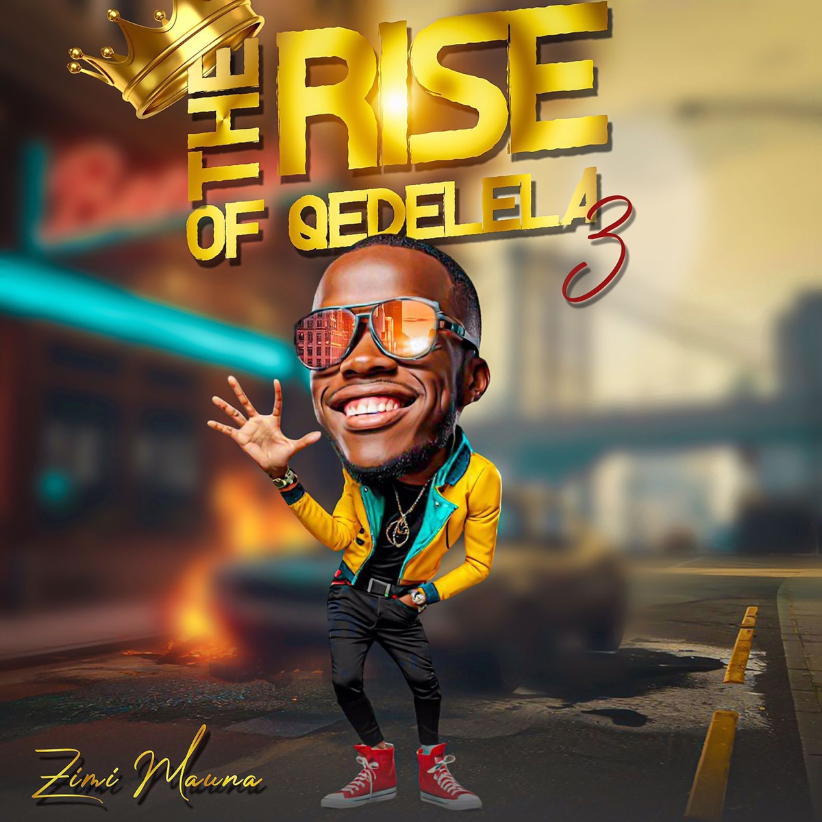The Rise Of Qedelela 3 by Zimi Mauna album cover