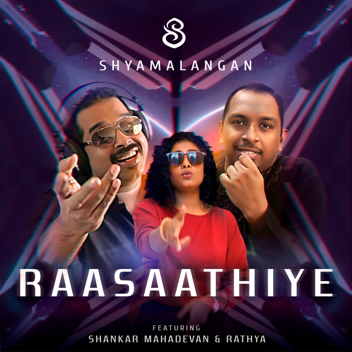 Raasaathiye (feat. Shankar Mahadevan & Rathya) - Single by Shyamalangan, Na. Muthukumar & Irettai Padhai Segar album cover