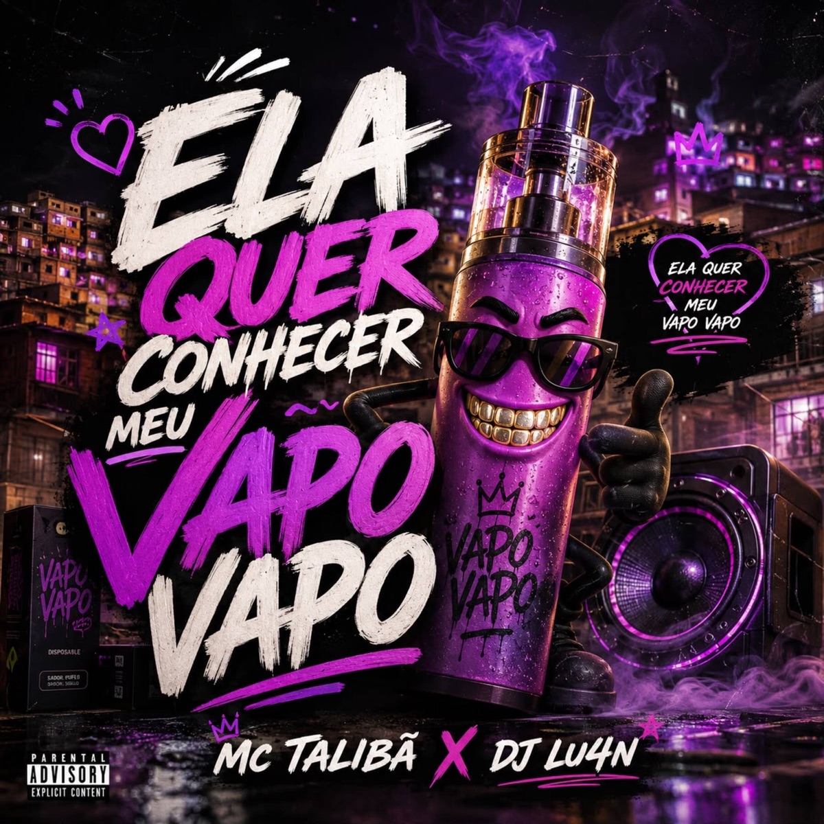 Ela quer Conhecer meu Vapo Vapo - Single by Dj lu4n, MC Talibã & BM HITS PRODUTORA album cover