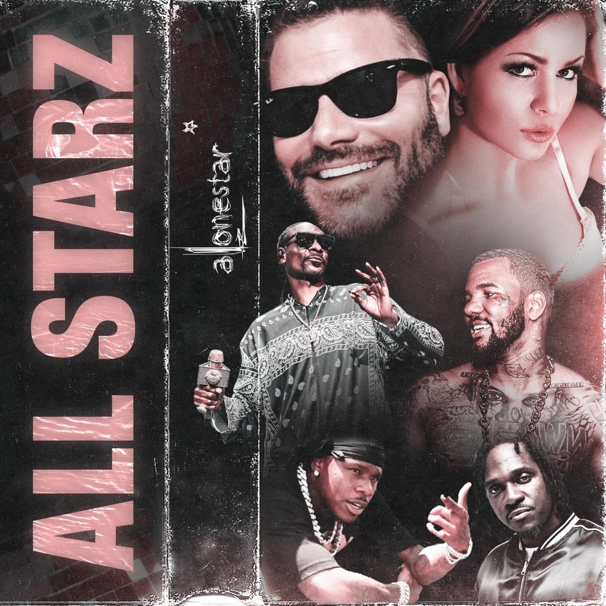 ALL STARZ (feat. Alonestar, Snoop Dogg, The Game, DaBaby & Pusha T) - Single by Jethro Sheeran & MIYA album cover artwork