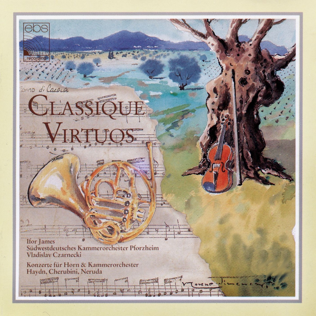 Classique Virtuos by Ifor James, Vladislav Czarnecki & Südwestdeutsches Kammerorchester Pforzheim album cover