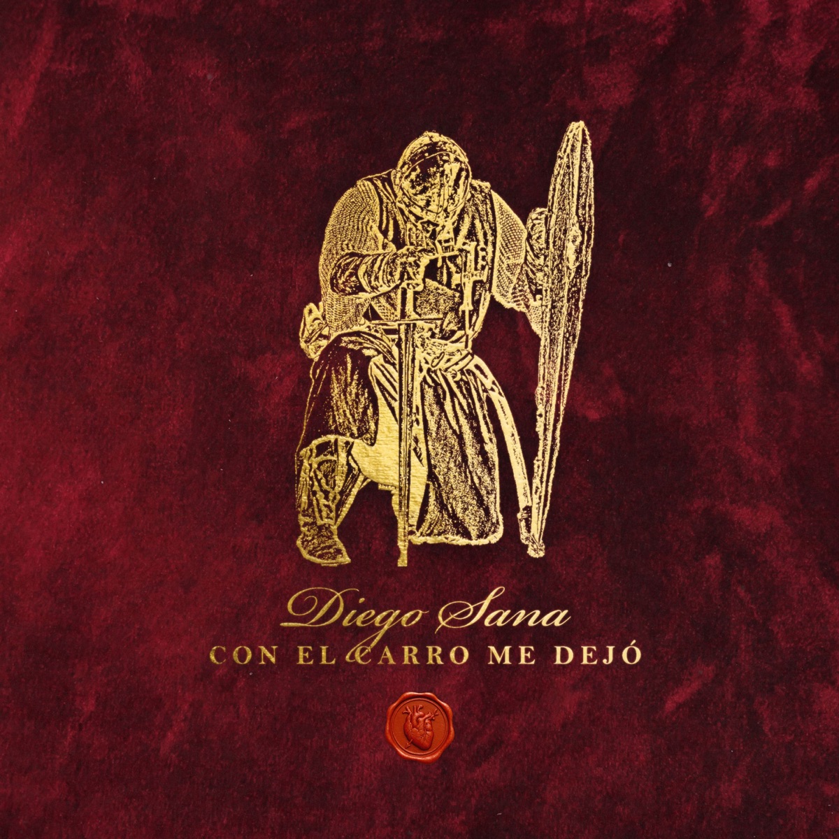 Con el carro me dejó - Single by Diego Sana album cover