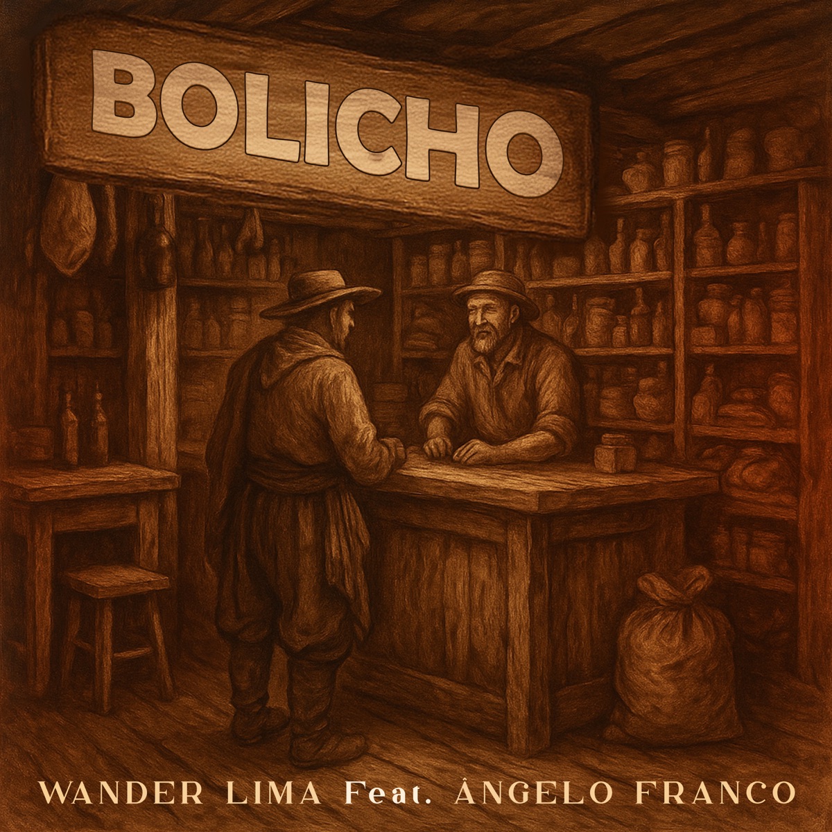Bolicho (feat. Ângelo Franco) - Single by Wander Lima album cover