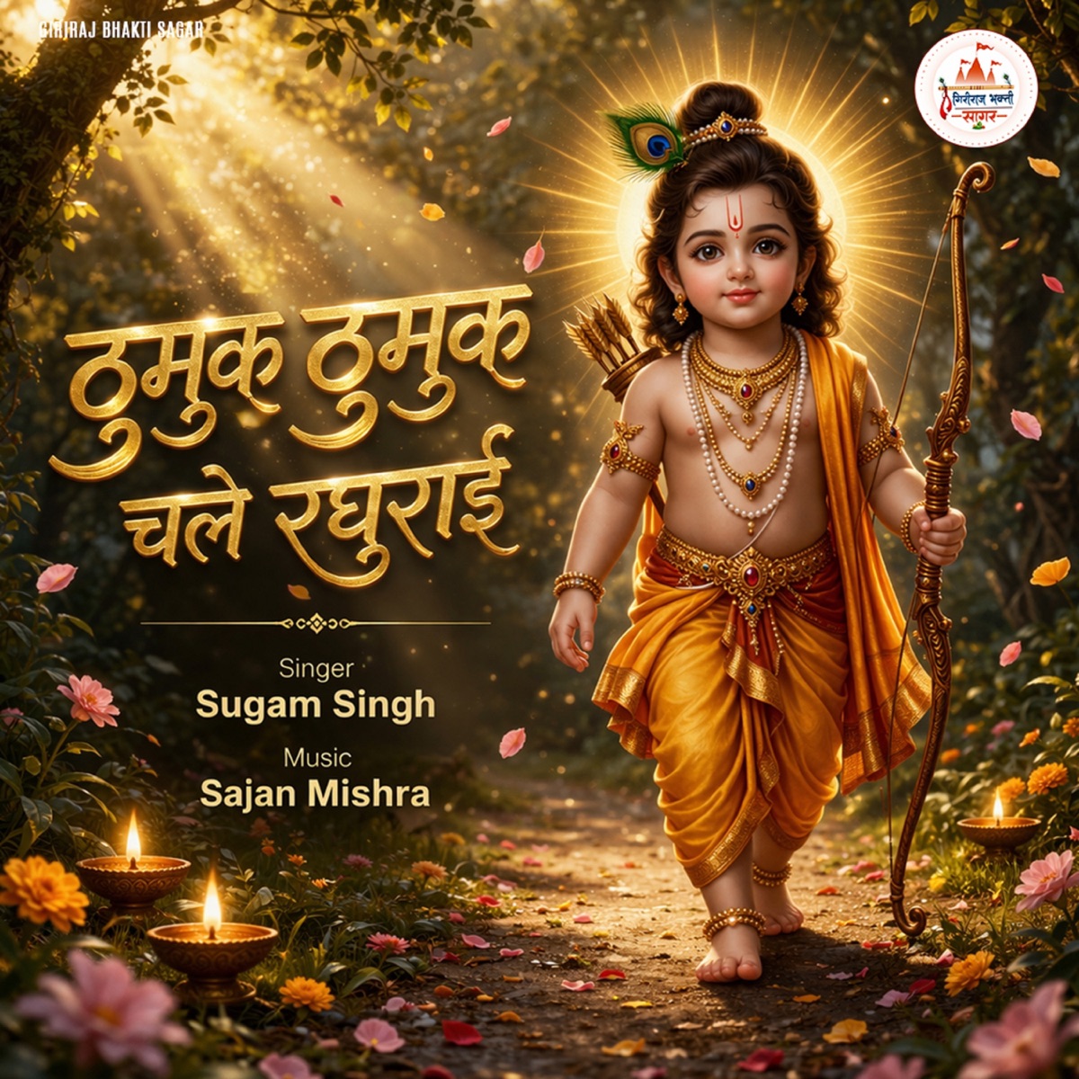 Thumuk Thumuk Chale Raghurai - Single by Sugam Singh album cover